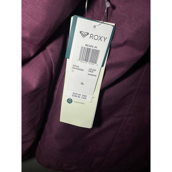 Roxy Meade Snow Jacket Prune XL - Picture 9 of 9